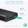 Зовнішній акумулятор ANKER Power Bank PowerCore+ 26800mAh QC3.0 Black (A1374H11): Вбудований кабель немає