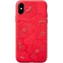 Чехол для iPhone LAUT Flora Cherry (LAUT_IP18-L_FL_R) for iPhone XS Max: Цвет красный
