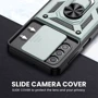 Чехол для телефонов Mobile Case Camshield Serge Magnetic Ring Green for Samsung A736 Galaxy A73 5G: Материал TPU (термополиуретан) и поликарбонат
