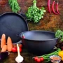 Казан узбекский Maysternya с крышкой-сковородой WOK 15л (V15СР) фото 1