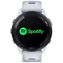 Смарт-годинник Garmin Forerunner 265 Black Bezel з Whitestone Case і Whitestone/Tidal Blue Silicone Band (010-02810-11): Матеріал ремінця Силикон
