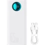 Зовнішній акумулятор Baseus Power Bank 26800mAh Amblight Digital Display Quick Charge 65W White (P10022402223-00): Вбудований кабель нет