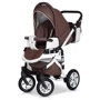 Универсальная коляска 2в1 Euro Cart Durango (mocca): Возможность установки люльки есть
