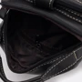 Мужская сумка через плечо Keizer черная (K1336bl-black): Фактура Гладкая, Матовая