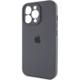 Чехол для iPhone Mobile Case Silicone Case Full Camera Protective Dark Gray for iPhone 15 Pro Max: Материалы Силикон