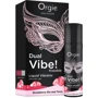 Жидкий вибратор Orgie Dual Vibe! Strawberry Gin & Tonic Kissable Liquid Vibrator, 15 мл