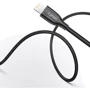 Кабель T-PHOX USB Cable to Lightning Mini 1.2m Black (T-L807 Black): Тип USB 2.0, Lightning