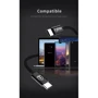 Кабель T-PHOX Cable USB-C to USB-C Speed 1m Black (T-CC811 Black) фото 3