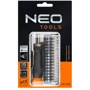 Биты Neo Tools набор 17шт 5/32" битодержатель прецизионный SL,PH,PZ,T,H 30мм CrV кейс