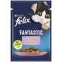 Влажный корм FELIX Fantastic для взрослых кошек кусочки в желе с форелью и зелеными бобами 26х85 г (7613039841617): Возраст Взрослые