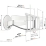 Кронштейн для ТВ VOGELS TVM 7655 DesignMount White: Назначение для ТВ, для мониторов