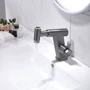 Смеситель для раковины Lefton Pull-Out Faucet with Temperature Display & LED Light - BF2207 Grey: Тип излива стационарный