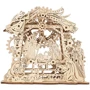 Механический 3D пазл UGEARS Рождественский вертеп (70141)