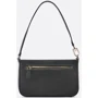 Женская сумка багет GUESS KATEY MINI TOP ZIP SHLDR BAG черная (HWVC7870720-BLA): Фактура Матовая, Гладкая