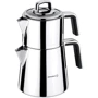 Чайник Korkmaz Vertex Black А081 (2 пр.) (1.1 л, 2.0 л): Область применения Для газовых плит, Для индукционных плит, Для электрических плит, Для галогенных/стеклокерамических п