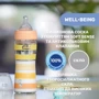 Бутылочка для кормления стеклянная Chicco Well-Being Colors, с силиконовой соской 0м+, 240 мл, оранжевая (28721.31): Возраст с рождения