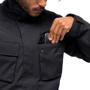Парка Jack Wolfskin Glacier Canyon Parka 1107673-6000 54 черная зимняя с капюшоном и мехом: Фасон Аляска