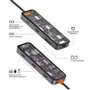 Адаптер WIWU Adapter Cyber 8in1 USB-C to 3xUSB3.0+HDMI+RJ45+USB-C+SD/MicroSD Space Gray: Цвет серый