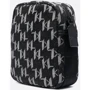 Мужская сумка через плечо Karl Lagerfeld K/OTTO DENIM CROSSBODY черная (225M3072-250): Фактура Тканая