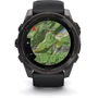 Смарт-часы Garmin Fenix 8 AMOLED 51mm Sapphire Carbon Grey DLC with Black/Pebble Grey Silicone Band (010-02905-21): Особенности Функция звонка, Динамик (громкая связь), Встроенный микрофон, Тактические, Термометр, Барометр, Компас, Фонарик, Металлический корпус, С сапфировым стеклом, Влагозащищенные, Большой экран, Бесконтактн