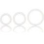 CalExotics Rubber Ring - 3 Piece Set - набор эрекционных колец, белый