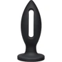 Силиконовая анальная пробка Doc Johnson Kink Lube Luge Premium Silicone Plug 6", 14х5 см, черный