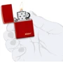 Запальничка Zippo 49475 Anodized Red Zippo Lasered (49475 ZL) фото 3