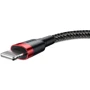 Кабель Baseus USB Cable to Lightning 2.4A 1m Red/Black (CALKLF-B19) фото 3