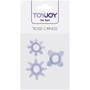 Набор колец из 3 колец на пенис - TICKLE C-RINGS PURPLE, 3006010232