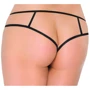 Женские стринги SoftLine G-String 2483, M/L (black)