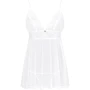 Эротический бэби-долл и стринги Obsessive Heavenlly White XL/2XL
