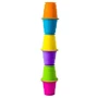 Іграшка тактильна М'які чашки Fat Brain Toys Suction Kupz 6 шт. (F183ML): Вік 1-2.5 года