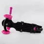 Самокат Best Scooter с защитным бампером розовый (S 5593): Конструкция рамы цельная