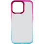 Чехол для iPhone TPU Case TPU+PC Fresh Sip Turquoise/Pink for iPhone 13 Pro Max: Цвет розовый