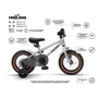 Дитячий велосипед Miqilong ST 12" сріблястий (RBB-ST12-SILVER)