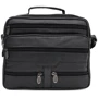 Мужская сумка через плечо Borsa Leather черная (K16687-3-black)