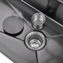 Кухонная мойка Lefton Two Outlets Waterfall Faucet Kitchen Sink with Digital Temperature Display & LED Lighting-KS2208 фото 12