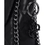 Женская сумка-сэтчел Guess Khatia Top Handle Flap черная (HWQM8381200-BLA): Тип Сумки