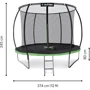 Батут Outtec Premium 12ft (374см) черно-зеленый с внутренней сеткой (5907766665878): Производитель Outtec