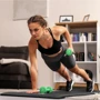 Гантель Hop-Sport HS-V020DR 2x2 кг зеленый (5902308226463): Покрытие неопрен