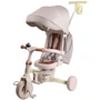 Детский беговел Tri-cycle 6in1 Cruiser Milano 002 with bag, кремовый