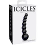 Анальная пробка Icicles No 66 Black, 12x3.5 см, черный