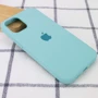 Чехол для iPhone Mobile Case Silicone Case Full Protective Marine Green for iPhone 15 Plus: Цвет бирюзовый