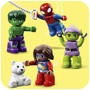 Конструктор LEGO DUPLO Marvel Человек-паук и его друзья: приключения на ярмарке (10963): Количество деталей, шт. 41