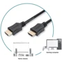 Кабель и переходник Digitus HDMI to HDMI 1m Black (AK-330124-010-S)