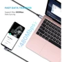 Кабель Ugreen Angled USB-C to USB-C 3A 1m Grey/Black (50123) фото 3