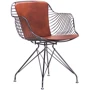 Кресло AMF Ibis, black chrome, ginger (545676): Материал каркаса искусственная кожа, металл