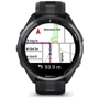 Смарт-часы Garmin Forerunner 965 Carbon Grey DLC Titanium Bezel with Black Case and Black/Powder Grey Silicone Band (010-02809-10): Фитнес-функции Пульсоксиметр, Секундомер, Пульсометр, Подсчет калорий, Шагомер, GPS-модуль