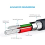 Кабель ANKER USB Cable to microUSB Powerline V3 90cm Grey (A8132H11/A8132G11) фото 4
