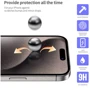 Защитное стекло для iPhone Blueo Tempered Glass Hot Bending Black for iPhone 15 Pro Max фото 5